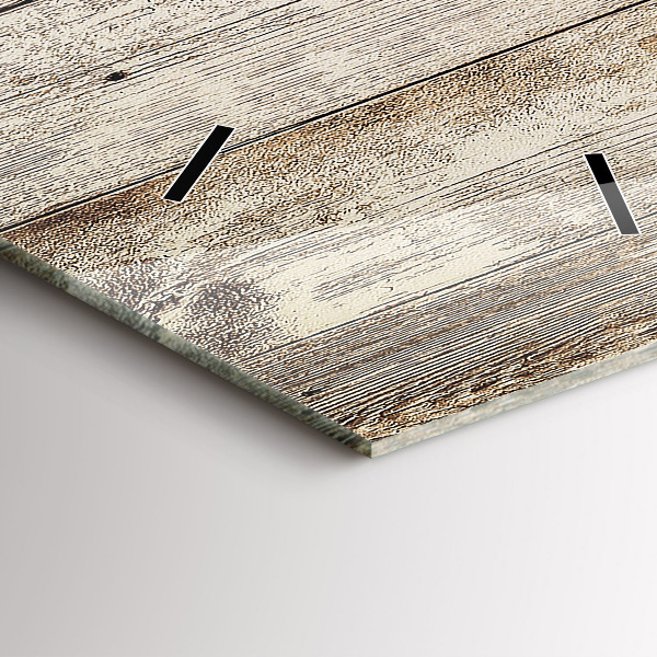 Horloge rectangulaire verticale Panneaux en bois