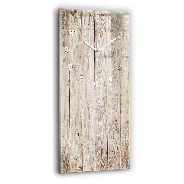 Horloge rectangulaire verticale Panneaux en bois