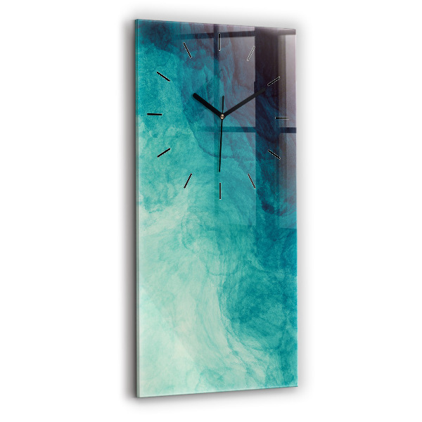 Horloge rectangulaire verticale 'Profondeur d''abstraction'