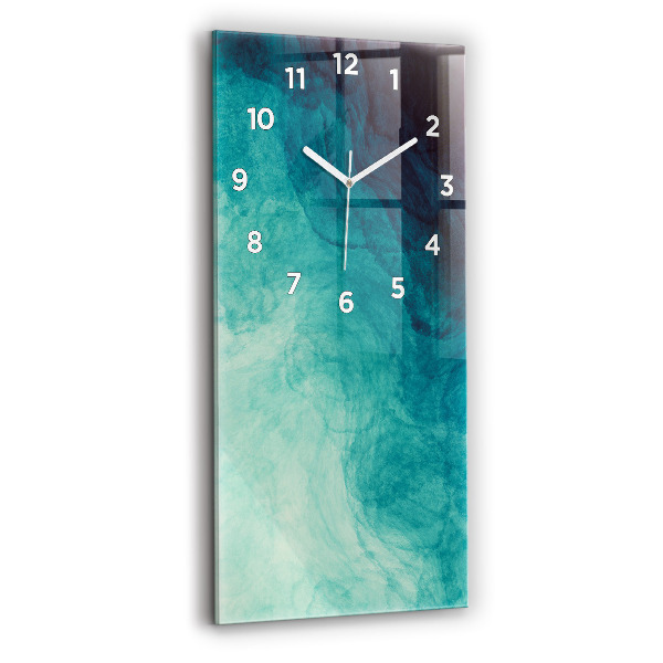 Horloge rectangulaire verticale 'Profondeur d''abstraction'