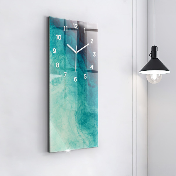 Horloge rectangulaire verticale 'Profondeur d''abstraction'