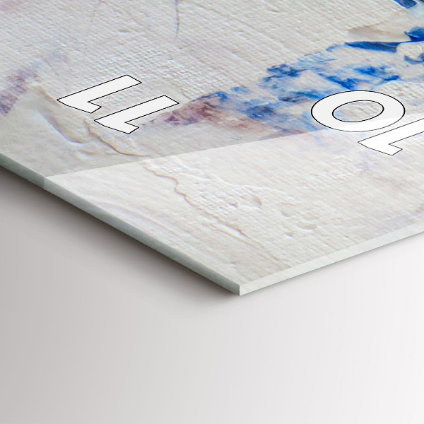 Horloge rectangulaire verticale Texture de peinture abstraite