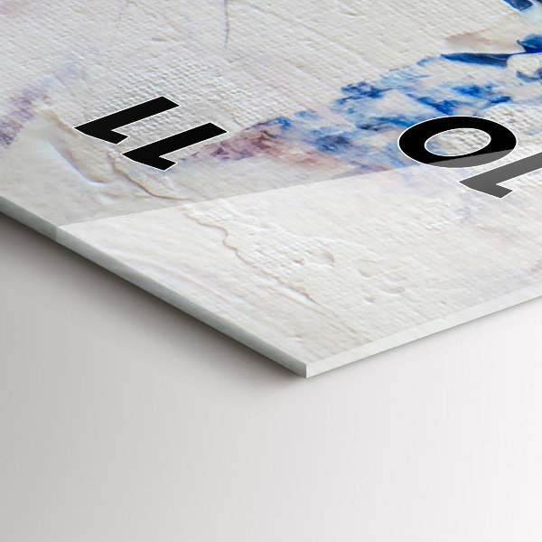 Horloge rectangulaire verticale Texture de peinture abstraite