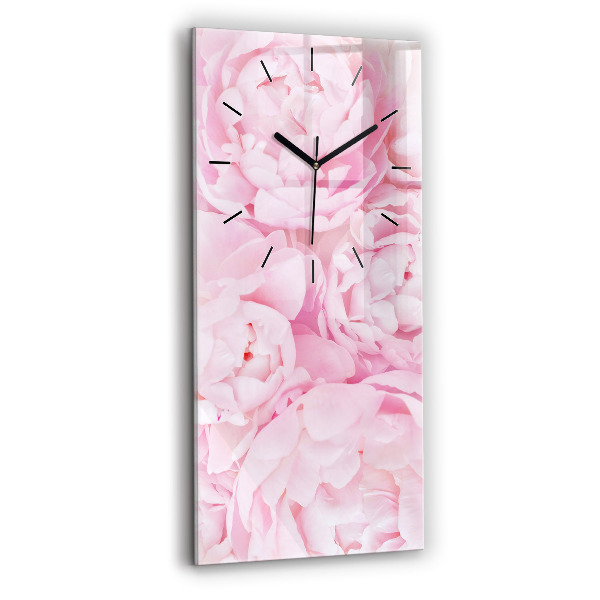 Horloge rectangulaire verticale Fleurs en fleurs