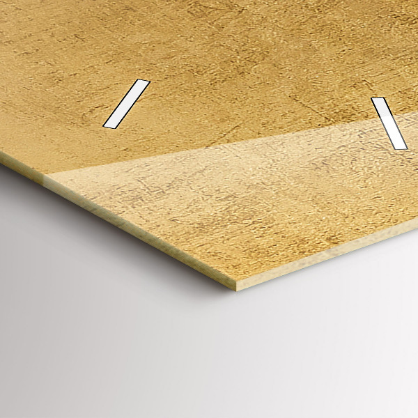 Horloge rectangulaire verticale Toile décorative