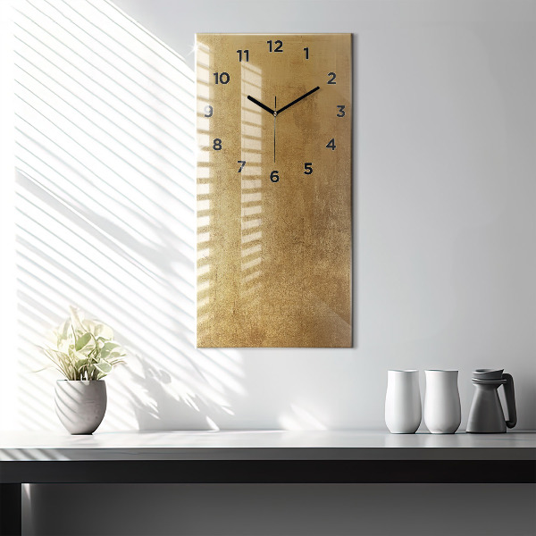 Horloge rectangulaire verticale Toile décorative
