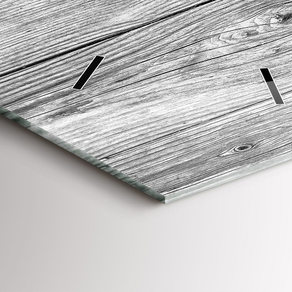 Horloge rectangulaire verticale Panneaux en bois