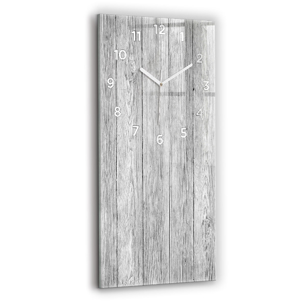 Horloge rectangulaire verticale Panneaux en bois