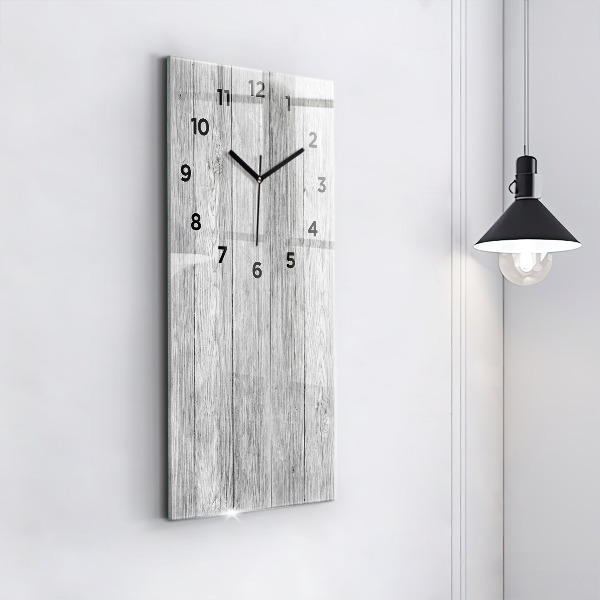 Horloge rectangulaire verticale Panneaux en bois