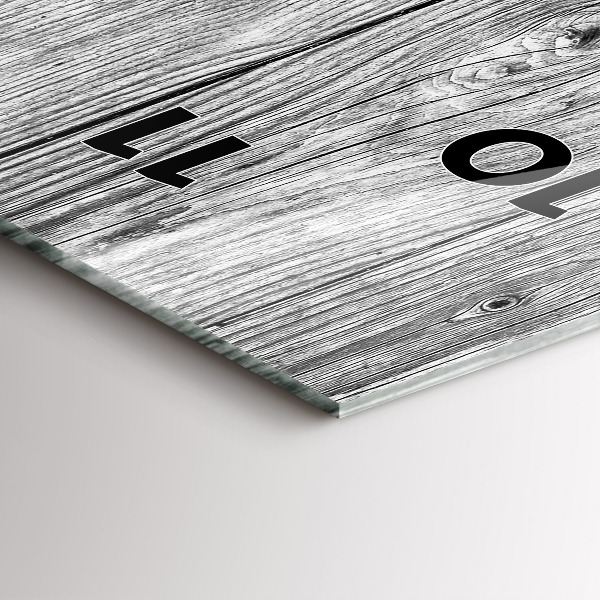 Horloge rectangulaire verticale Panneaux en bois