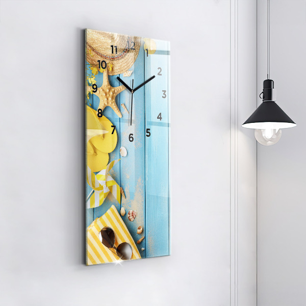 Horloge rectangulaire verticale Accessoires et planches de plage