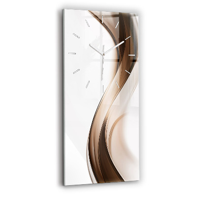 Horloge rectangulaire verticale 'Ligne d''abstraction'