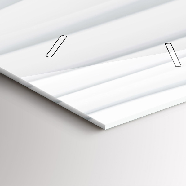 Horloge rectangulaire verticale Texture des vagues