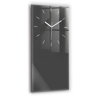 Horloge murale verticale Couleur gris
