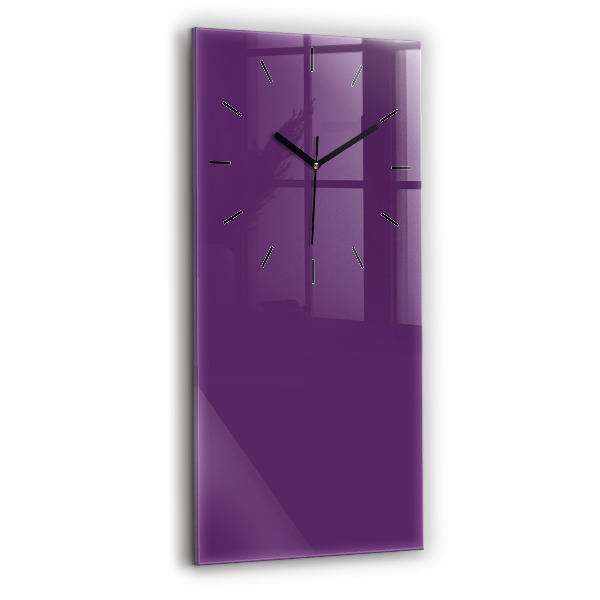 Horloge murale verticale Violet