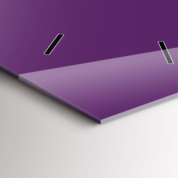 Horloge murale verticale Violet