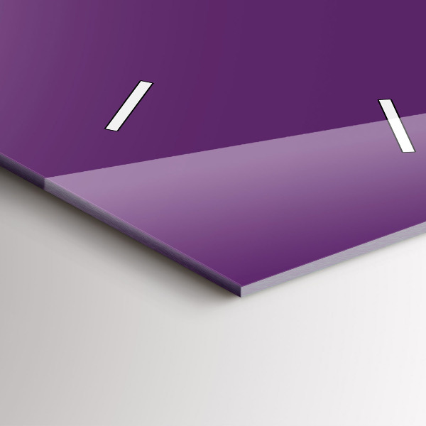 Horloge murale verticale Violet