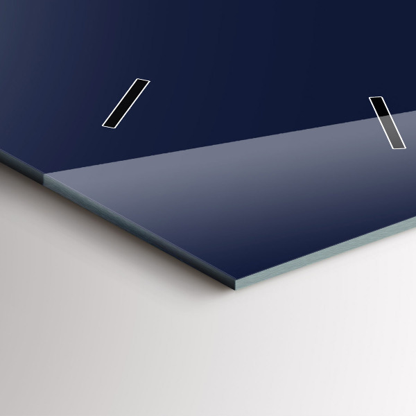 Horloge murale verticale Couleur bleu marine foncé