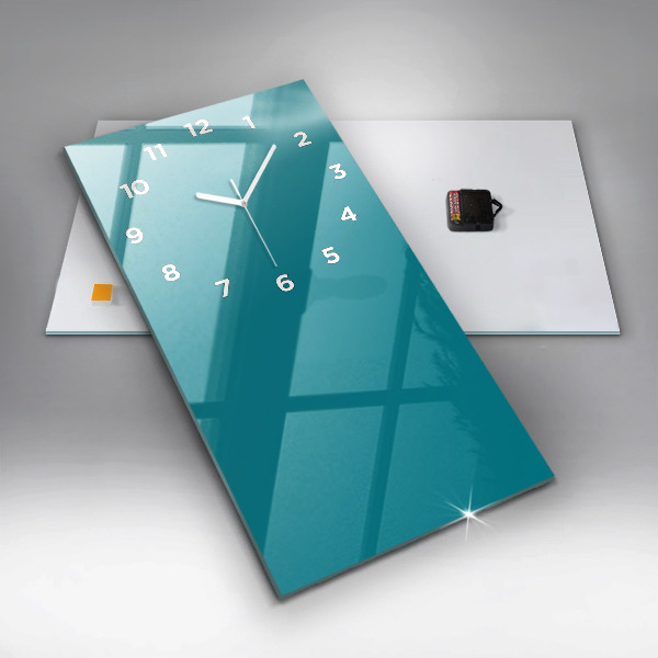 Horloge murale verticale Couleur de la mer