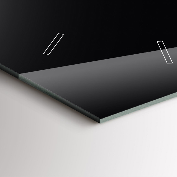 Horloge murale verticale Couleur noir