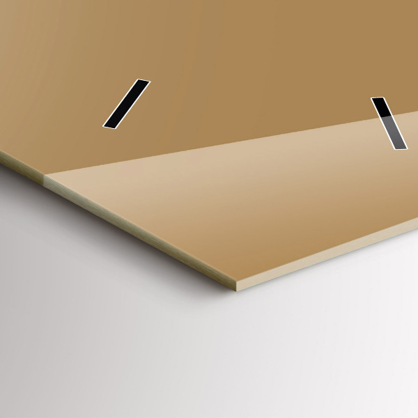 Horloge murale verticale Couleur beige foncé