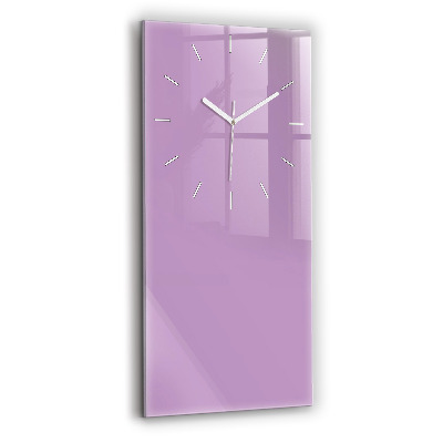 Horloge murale verticale Couleur lilas