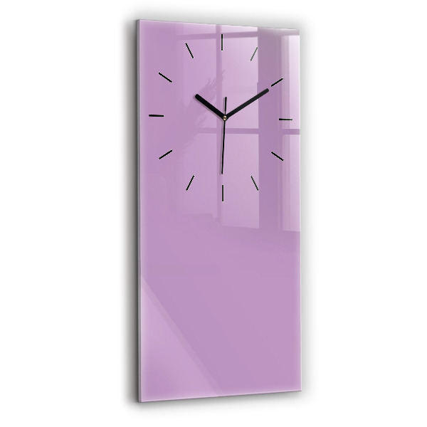 Horloge murale verticale Couleur lilas