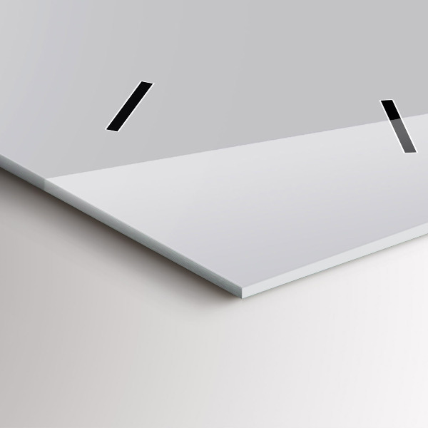 Horloge murale verticale Couleur gris clair