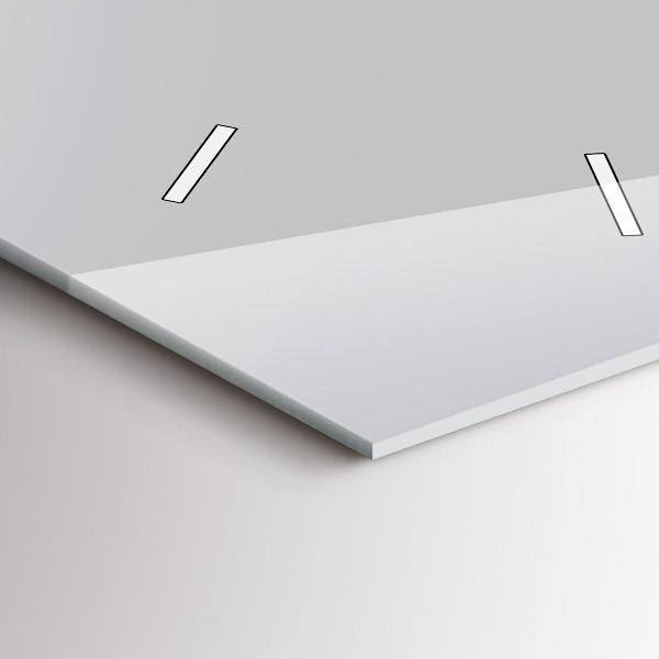 Horloge murale verticale Couleur gris clair