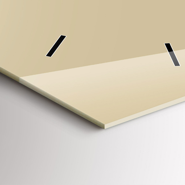 Horloge murale verticale Couleur beige