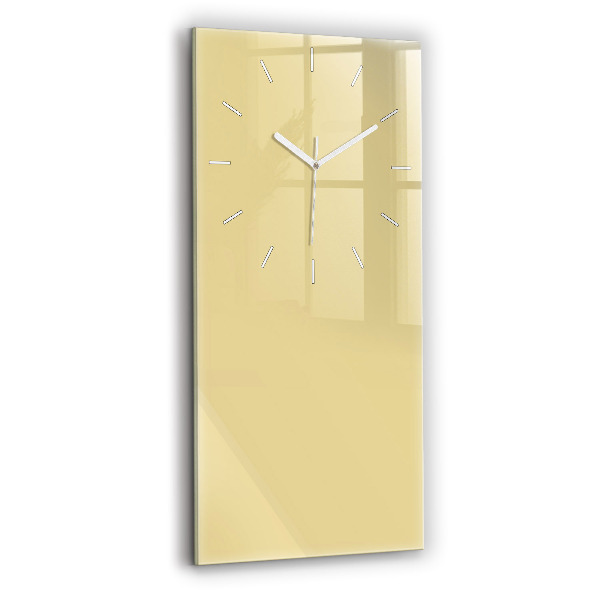 Horloge murale verticale Couleur crème