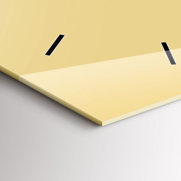 Horloge murale verticale Couleur crème