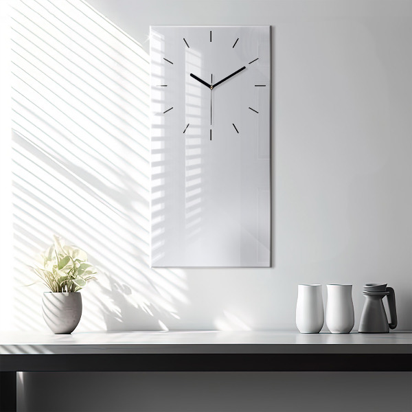 Horloge murale verticale Couleur blanc foncé