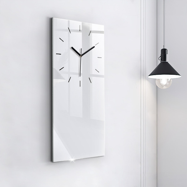 Horloge murale verticale Couleur blanc foncé