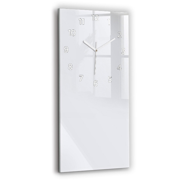 Horloge murale verticale Couleur blanc foncé