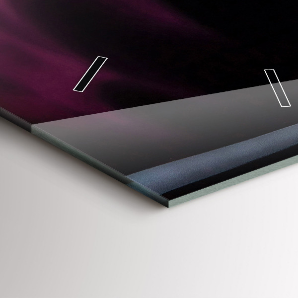 Horloge rectangulaire verticale Vin rouge