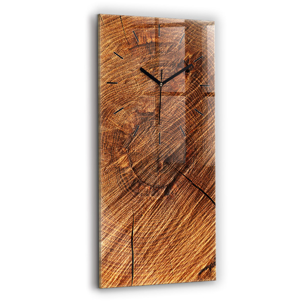 Horloge rectangulaire verticale Bois décoratif