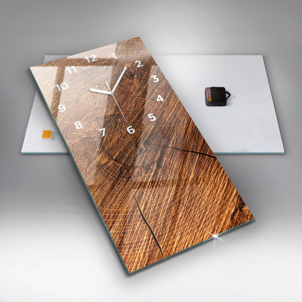 Horloge rectangulaire verticale Bois décoratif