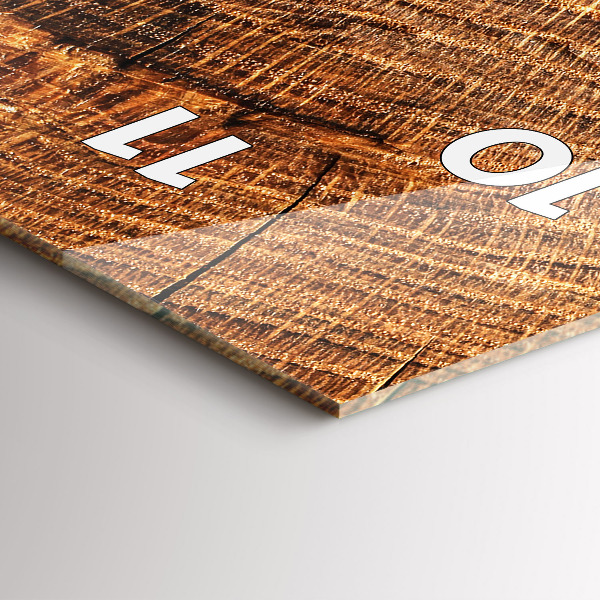 Horloge rectangulaire verticale Bois décoratif