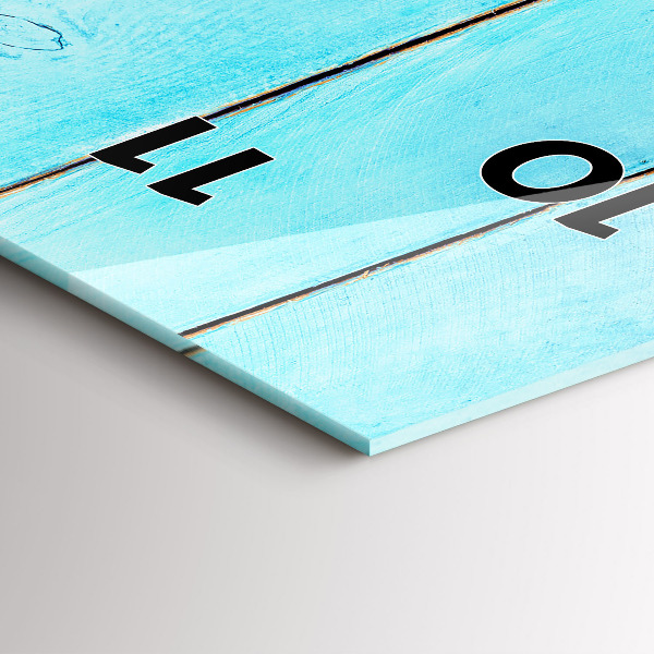 Horloge rectangulaire verticale Accessoires de vacances