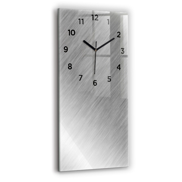 Horloge rectangulaire verticale Mur métallique