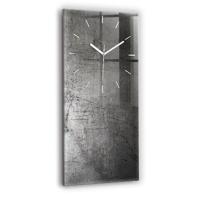 Horloge rectangulaire verticale Mur métallique