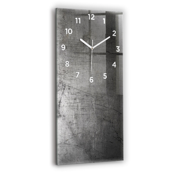 Horloge rectangulaire verticale Mur métallique