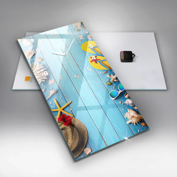 Horloge rectangulaire verticale Accessoires de plage