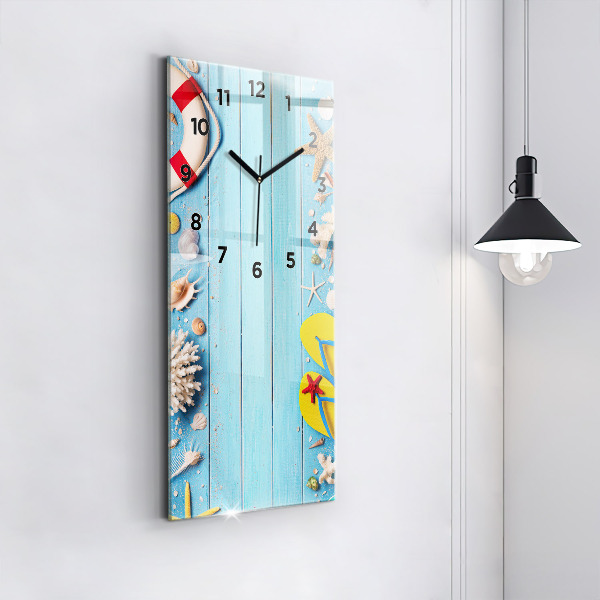 Horloge rectangulaire verticale Accessoires de plage