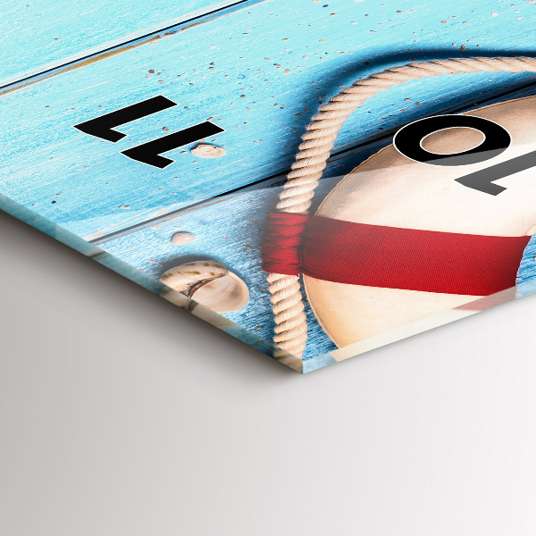 Horloge rectangulaire verticale Accessoires de plage