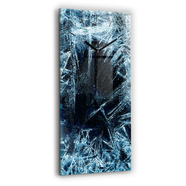 Horloge rectangulaire verticale Mur gelé