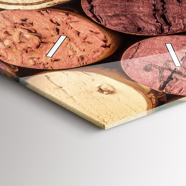 Horloge rectangulaire verticale Bouchons de vin