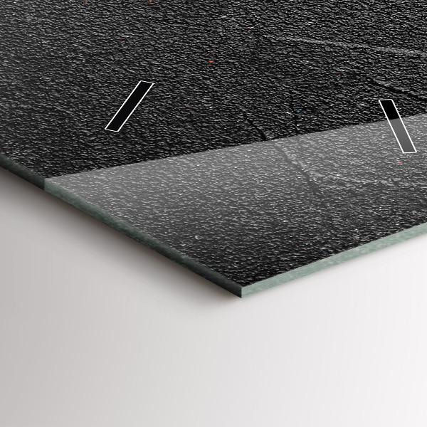 Horloge rectangulaire verticale Poivrons rouges