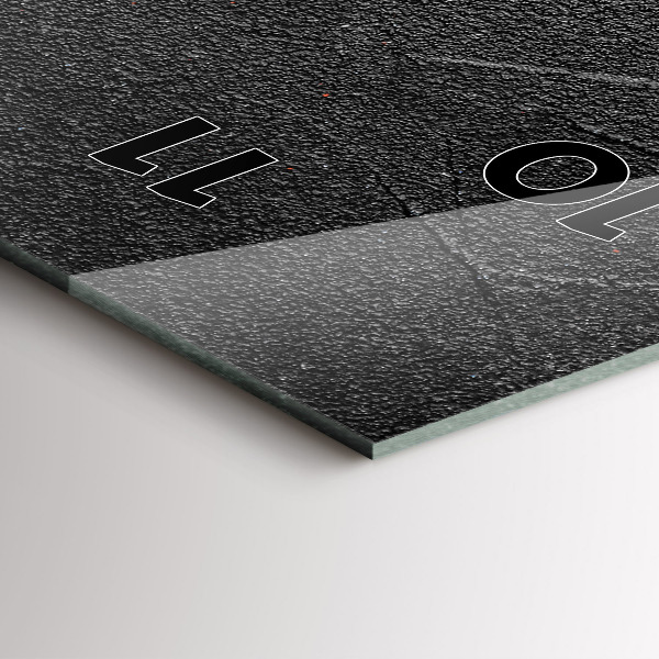 Horloge rectangulaire verticale Poivrons rouges